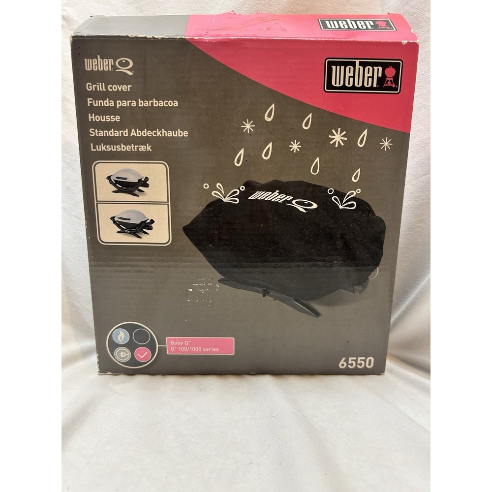 Weber Q Cover #6550 for Baby Q, Q 100 Series New In Box
